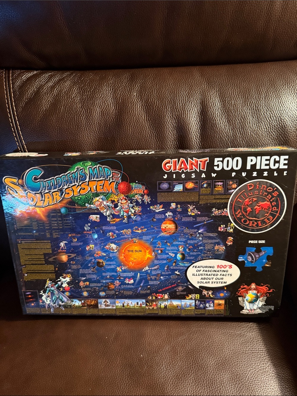 Children's Map Solar System Giant 500-Piece Puzzle.